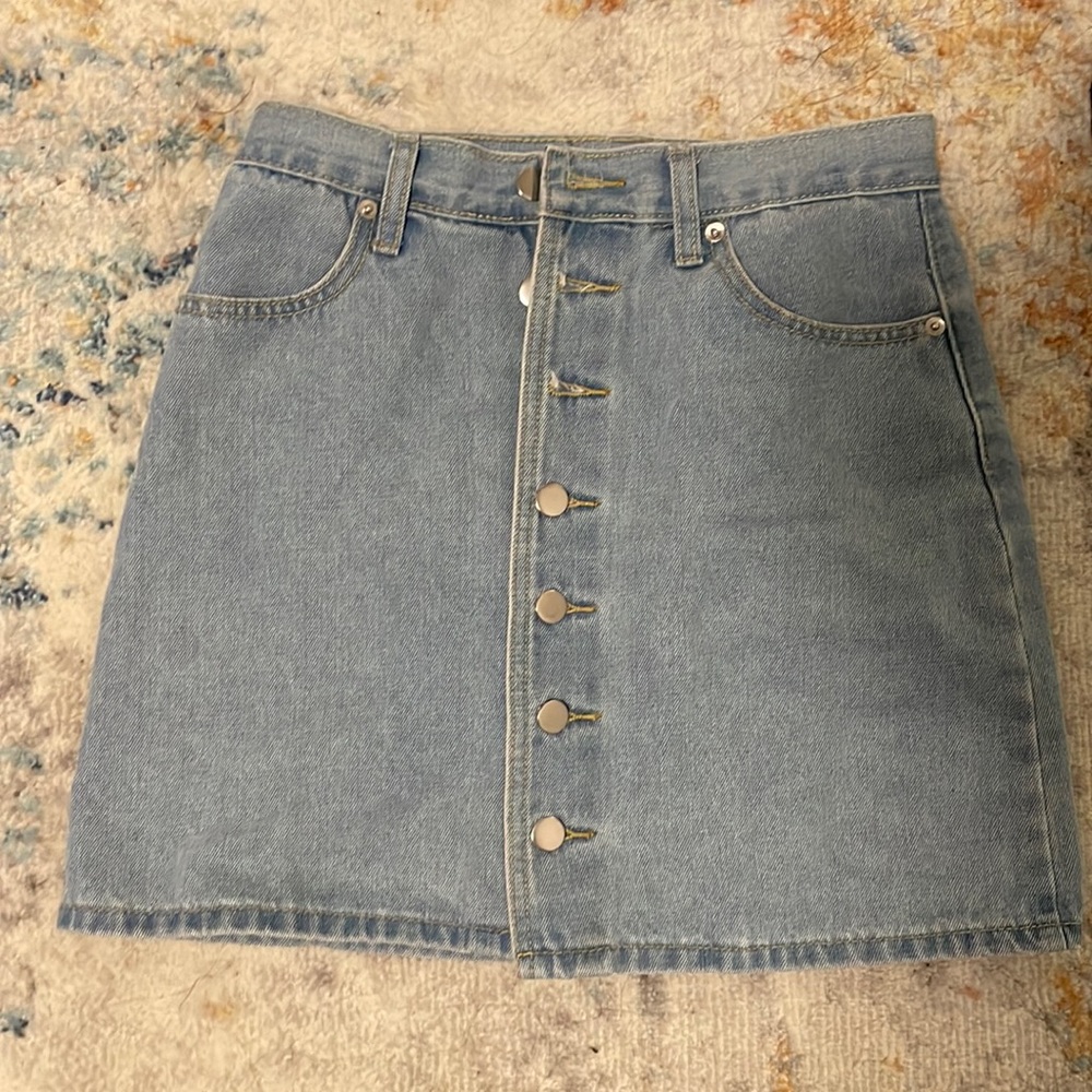 Bottom Up Denim Skirt
